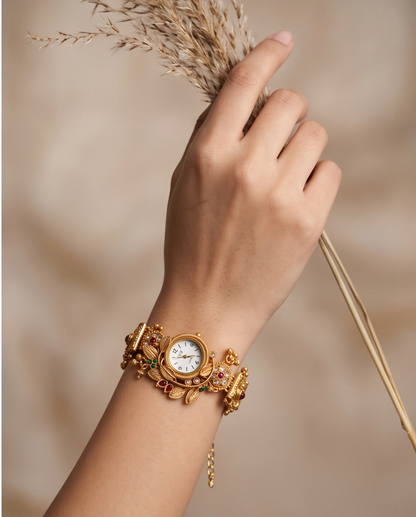 Oceania hub-Kashmiri Heritage Antique Bracelet Watch