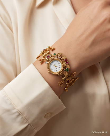 Oceania hub-Kashmiri Heritage Antique Bracelet Watch