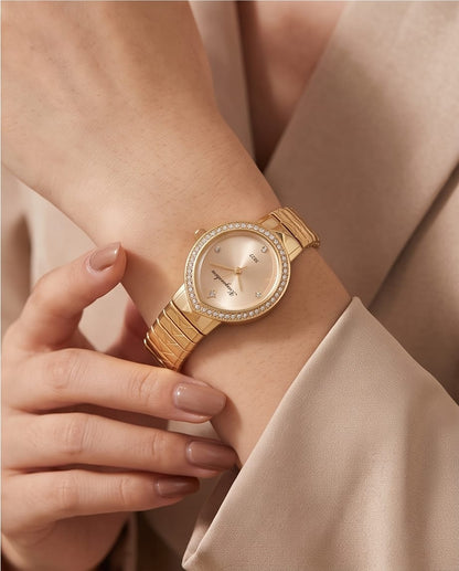 Oceania Hub Women Luxury Teardrop Bracelet Watch