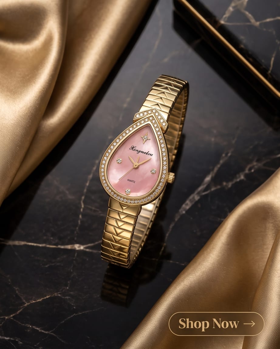 Oceania Hub Women Luxury Teardrop Bracelet Watch